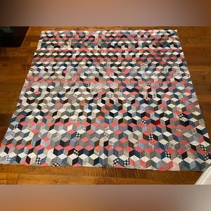 Vintage, hand pieced, quilt top